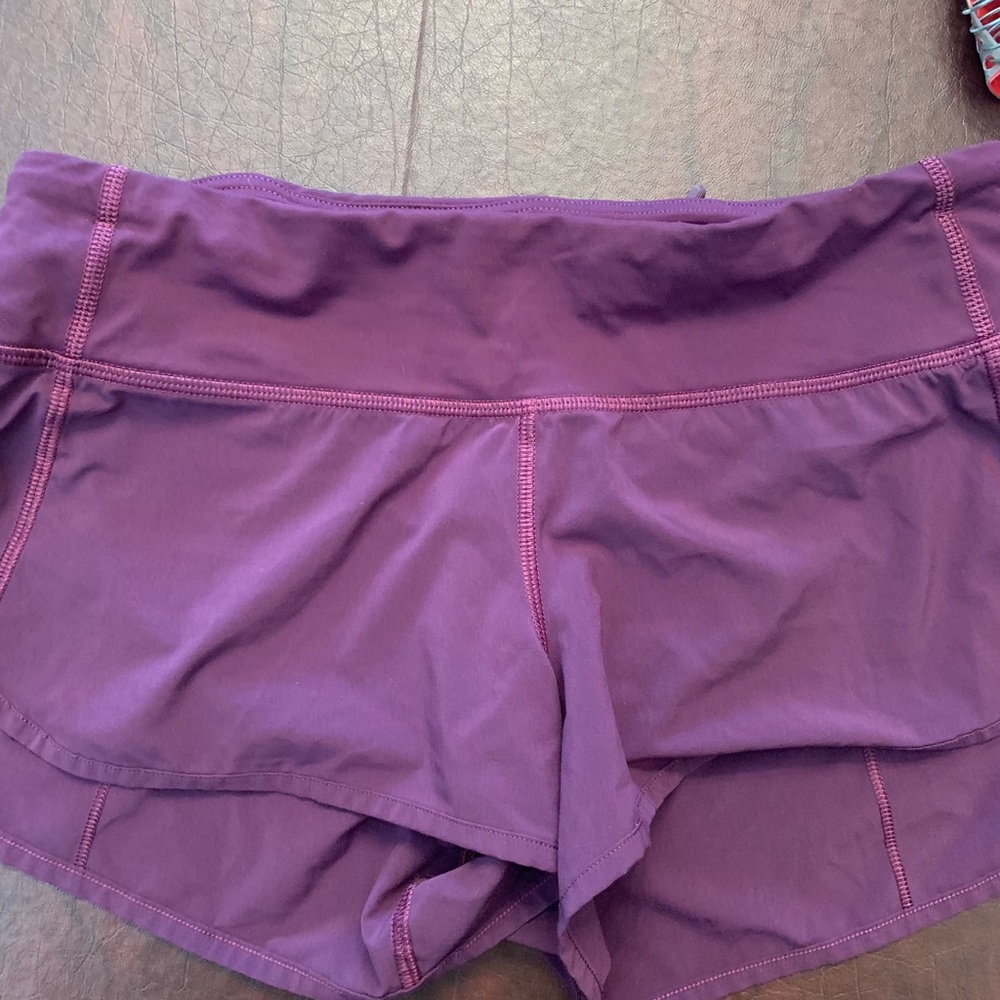 Lululemon speed shorts